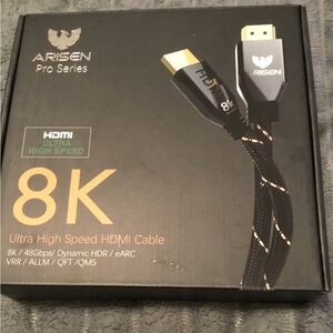 Arisen 8k ultra high speed hdmi cable new